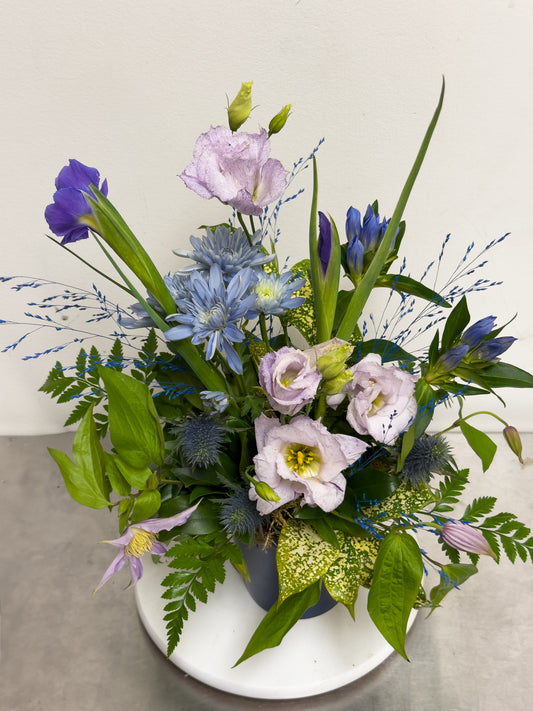 Large Vase of Flowers
